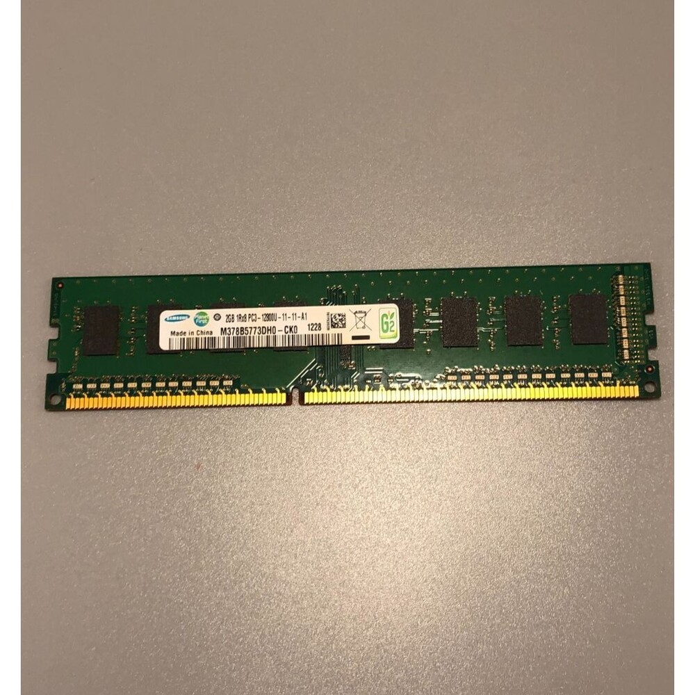 Samsung 2GB DDR3 1600 PC3-12800 Ram 1Rx8 PC3-12800U-11-11-A1 Fully tested